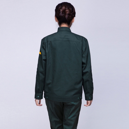 墨綠色春秋工作服AC01-1